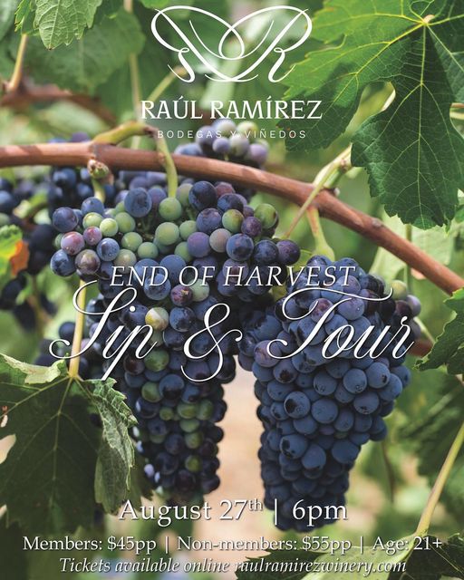 End of Harvest Sip and Tour