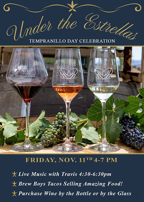 Under the Estrellas Tempranillo Day Celebration