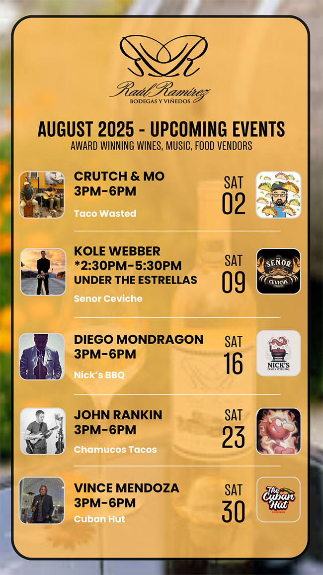 August 2025 Events