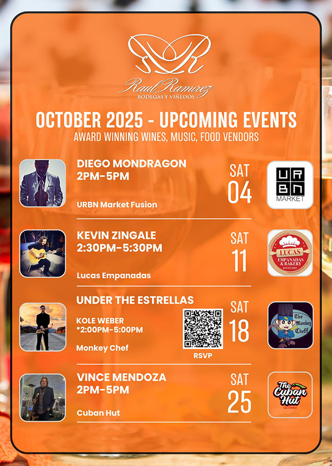 October 2025 Event Listings
