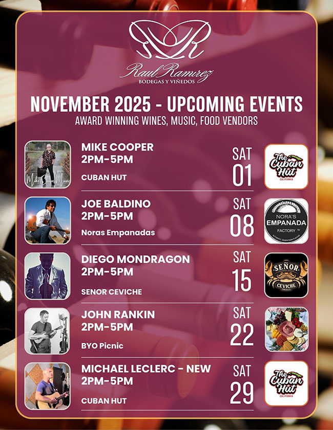 November 2025 Events